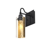 1WG-DUKEGF-BK Besa Lighting Duke - One Light Wall Sconce-Gold Foil Glass Color
