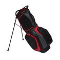 thumbnail image 1 of One With Golf Xpress Plus Black Charcoal Red Stand Golf Bag, 1 of 2