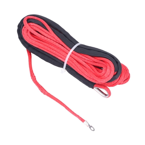 1X 15M 5mm 10000LBS Synthetic Winch Rope Line Recovery Cable For 4WD ATV SUV Truck Boat Winch Towing Rope ,Great Compatibility