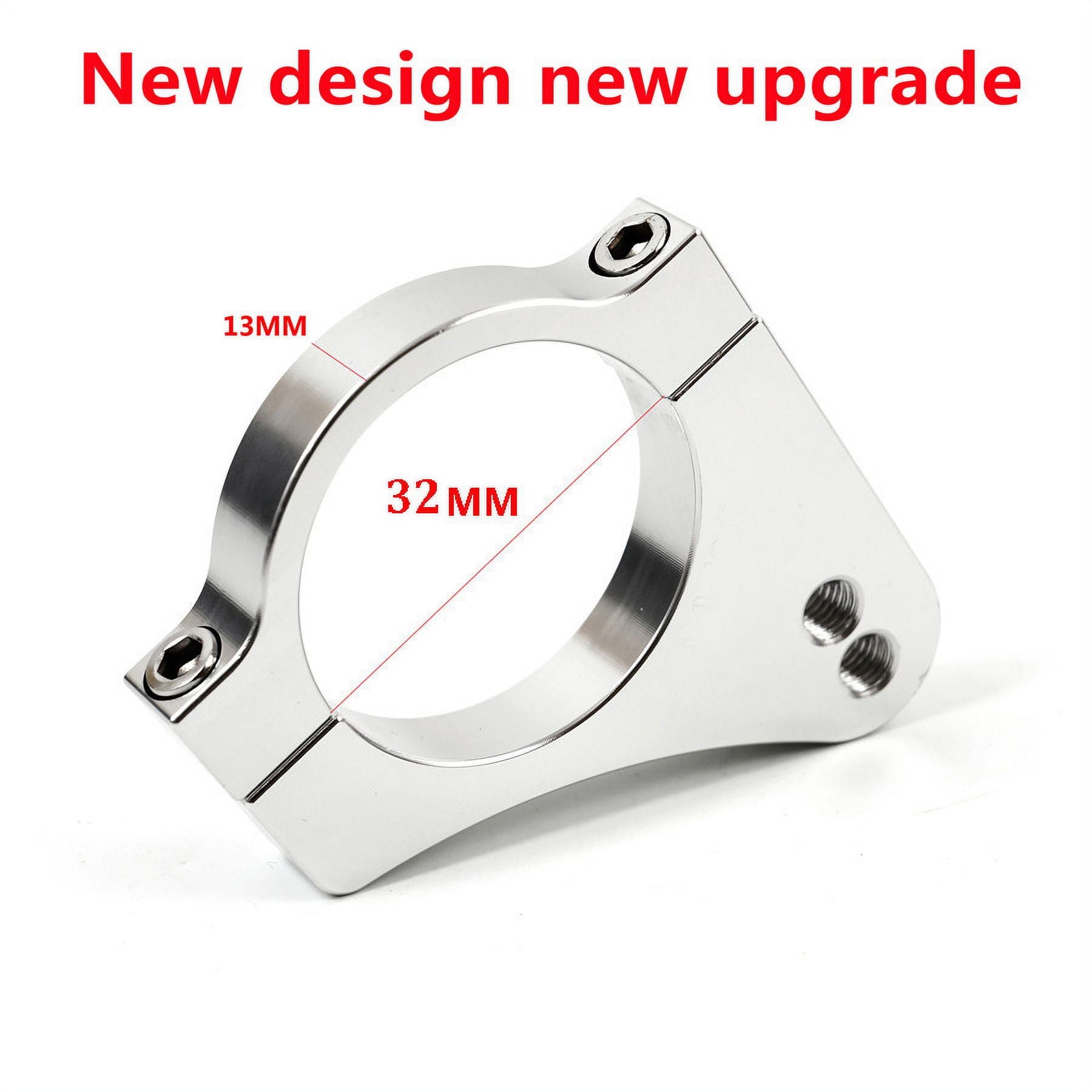 1X 32mm Universal Steering Damper Fork Bracket Reduce Lever Vibration Aluminium