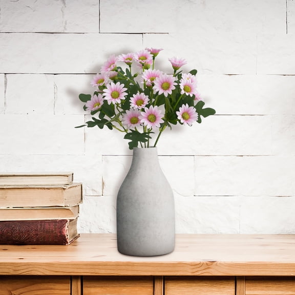 1X Artificial Rose Clearance! Nomeni Artificial Sunflower Daisy Flower (1Pc) Pink, Fake Flowers Promotion Sale! Pink