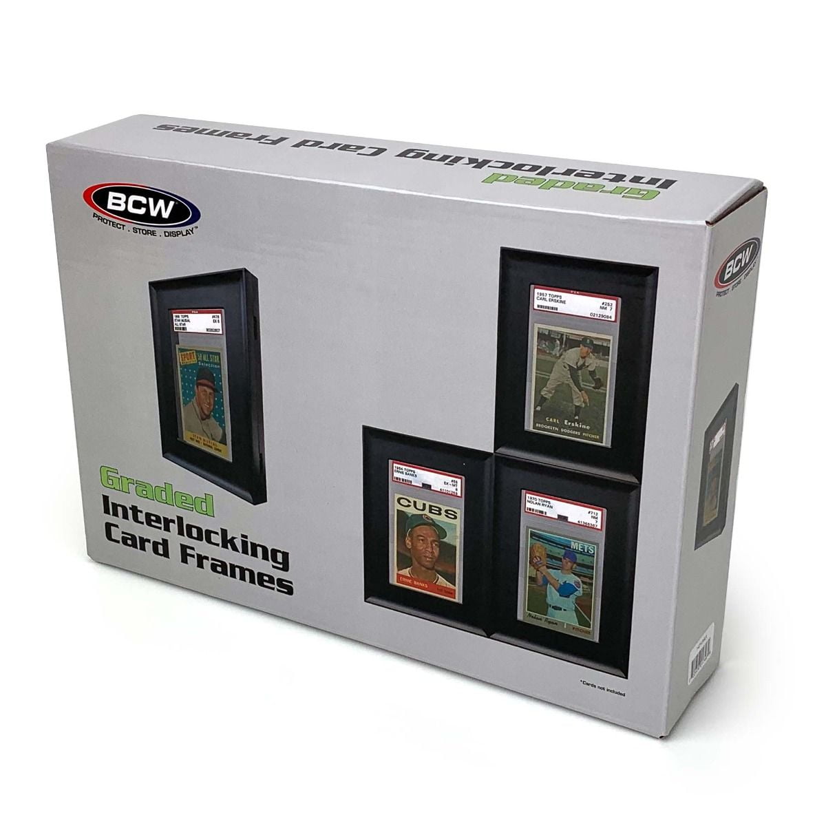 1X BCW Interlocking Graded Card Frames - Black Pack of 4 - Walmart.com 1X BCW Interlocking Graded Card Frames - Black Pack of 4 - Walmart.com