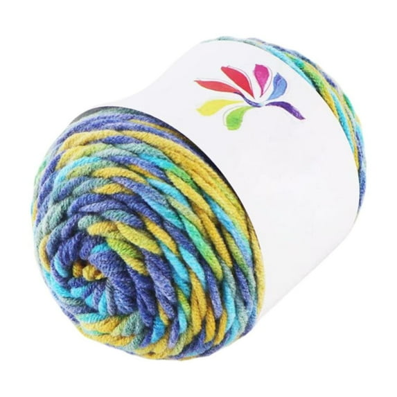 1X Ball of Yarn Clearance! Hand Knitting Colorful Needlework Fashion Cotton Yarn Dyed Thread Yarn for Hand Knitting Crochet Diy Projects Diy Knitting Diy