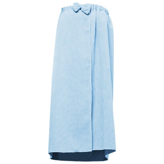 1X Bath Towel Quick Dry Soft Bath Towel for Women Stripe Sauna Spa Bathrobes Elastic Adjustable Wearable Bathrobe Microfiber