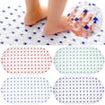 thumbnail image 1 of 1X Bathroom Foot Mat Anti Slip Pvc Floor Mat Bathtub Bath Shower Mat Non Slip Pad Rug Grip New Carpet, 1 of 8