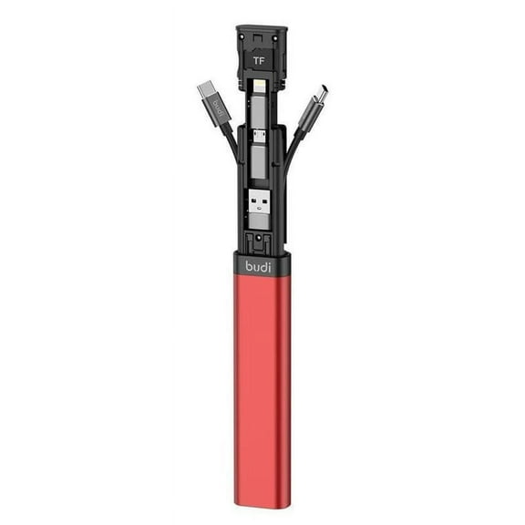 1X Budi Multi-functional Cable Stick Support PD Chargeing Fast Charge Cable NICE