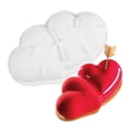 thumbnail image 1 of 1X Cake Mold Clearance! Diy Mousses Cake Silicone Cheesecake Mould Heart Tin Dessert Shaped Cake Mould, 1 of 6