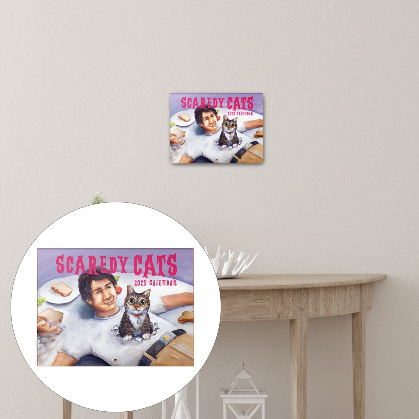 1X Calendar Scaredy Cats 2025 Monthly Calendar The 12 Month Calendar