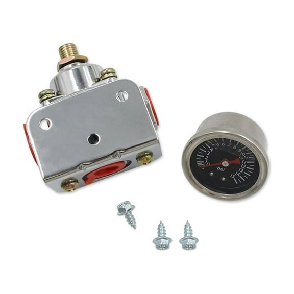 1X Car Low Fuel Pressure Regulator 3/8In Npt For Carburetor Carb 1-4 Psi 12-804