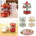 thumbnail image 1 of 1X Carousel Music Box Decoration Clearance! Nomeni Carousel Music Box Ornaments Decorative Flowers and Plants Blue, Home Decor Promotion Sale!, 1 of 9