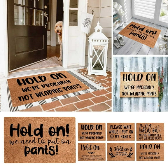 1X Carpet Funny Welcome Doormat Entryway Front Porch Rugs 60 * 40Cm Anti Bottom Floor Indoor Outdoor Carpet for Farmhouse Patio Home Decor Carpet