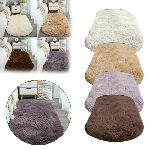 1X Carpet Long Wool Mat Runner Floor Rug Shaggy Doormat Entry Carpet Front Entrance Indoor Outdoor Mats for Chair Sofa Decor Decorative Living Room Carpet