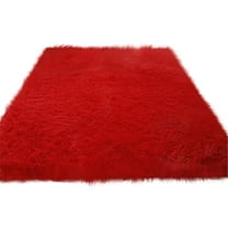 1X Carpet Stylish Soft Shaggy Velvet Carpet for Living Room Bedroom Children Area Rugs Black Carpet