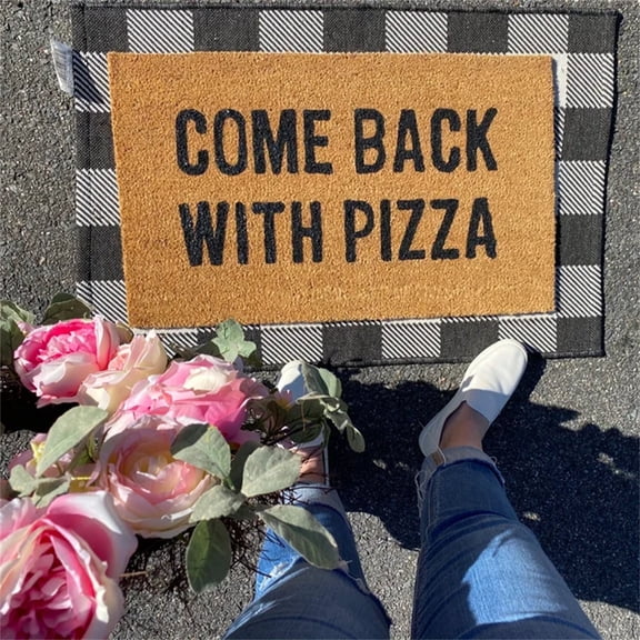 1X Carpet Welcome Doormat Entrance Front Door Mat for Home Bedroom Decor Non Slip Rug Decorative Accessories 24×16 Inches