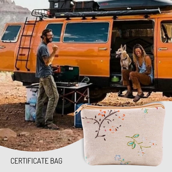 1X Coin Purse Purse Female Card Bag Girl Elderly Earphone Bag Key Bag Lipstick Data Cable Organizer Small Cloth Bag Home Textile Storage