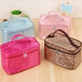 thumbnail image 1 of 1X Cosmetic Bag Letter Cosmetic Bag Fashion Square Travel Portable Storage Wash Bag Home Textile Storage, 1 of 3