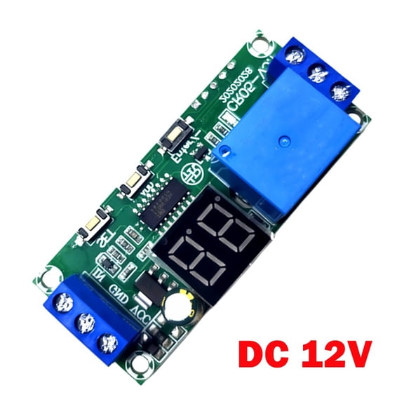 1X DC12V Multifunction Digital Time Infinite Delay Switch Timer Relay Module NEW