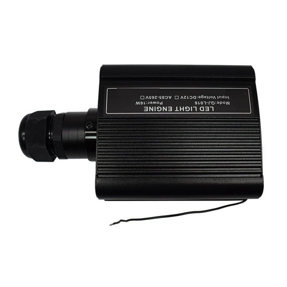 1X DC12V RGBW LED 16W Fiber Optic Light Engine Driver With 2.4G Wireless Wall Switch Touch Controller