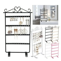 1X Display Stand Home Creative Hanging Jewelry Gift Display Stand Holder Earrings Storage Rack Home Textile Storage