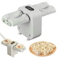 thumbnail image 1 of 1X Double-Head Dumpling Making Machine,Double Head Dumpling Making Machine Gray,Automatic Dumpling Machine Home Kitchen Lazy Dumpling Machine Small Pressure Water Dumpling Machine, 1 of 9