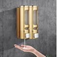 thumbnail image 1 of 1X Double-Head Soap Dispenser 400Ml Dual Head Wall Mount Shower Bath Washing Lotion Soap Shampoo Dispenser, 1 of 4