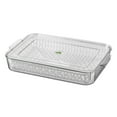 thumbnail image 1 of 1X Drain Basket and Fresh-Keeping Box Clearance! Refrigerator Storage Box Vegetable and Fruit Drain Fresh-Keeping Box Food Grade Sealed Storage Box Egg Storage Box 1Pc D Food Storage Flash Sale!, 1 of 2