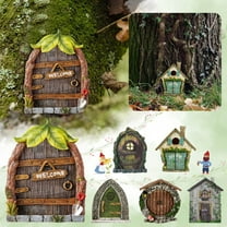 1X Fairy Tale Door Decoration Clearance! Nomeni Fairytales Door Decoration Ornaments Wooden Fairys Tree Door Decoration, Home Decor Promotion Sale!