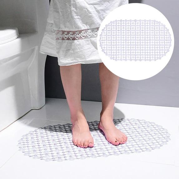 1X Floor Mat Bathroom Non Slip Mats Bathroom Bath Mats Bathtub Shower Room Mats Bathroom Mats With Suction Cups Pvc Bathroom Mats Carpet