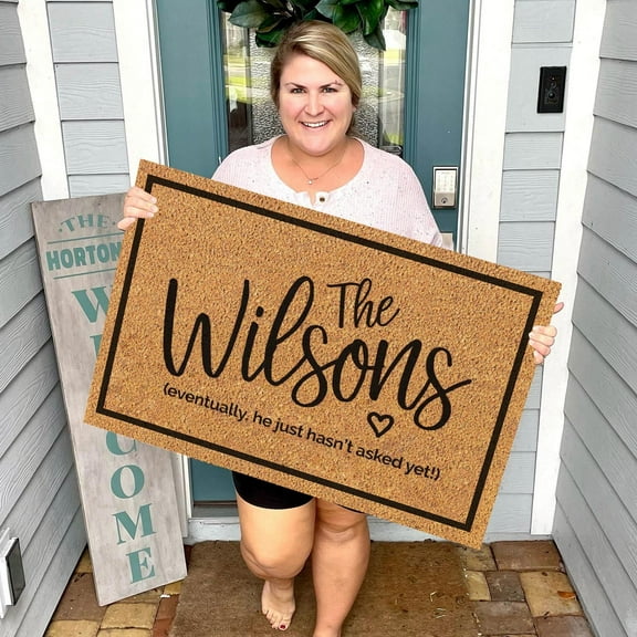 1X Floor Mat English Discourse English Brown Classic Floor Mat Carpet