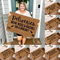 1X Floor Mat Fun Choice Mat Holiday Mat Welcome Door Mat Polyester Door Mat Carpet