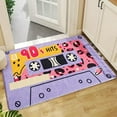 thumbnail image 1 of 1X Floor Mat Funny Retro Cassette -Creative Entrance Door Mat- Anti-Slip Floor Mats for Living Room, Bathroom/Soft Carpet, 1 of 5