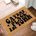 thumbnail image 1 of 1X Floor Mat Gay Letter Carpet Non Slip Entry Door Entrance Mat Absorbent Bathroom Kitchen Porch Floor Mat Carpet, 1 of 4