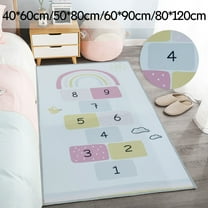 1X Floor Mat Lovely Jumping House Carpet Slip Mat Children Play Climbing Mat Interesting Car Carpet
