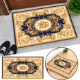 thumbnail image 1 of 1X Floor Mat Machine Washable Crystal Velvet Floor Mats Non Slip Comfortable Standing Mat Ergonomic Rug Carpet, 1 of 6