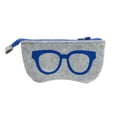 thumbnail image 1 of 1X Glasses Bag Fashions Zipped Sunglasses Glasses Spectacle Case Pouch Soft Zip Glasses Case, 1 of 2