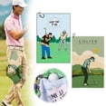thumbnail image 1 of 1X Golf Towel Sweat Towel 24X16Inches Towel Pattern Microfiber Towel Lightweight Cleaning Towel Convenient Multi Functional Sports Towel for Towel, 1 of 9