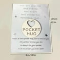 thumbnail image 1 of 1X Greeting Card Clearance! You Are Amazing Strong and Wonderful Pocket Hug Up Cute Little Heart Pocket Hug Card, 1 of 5