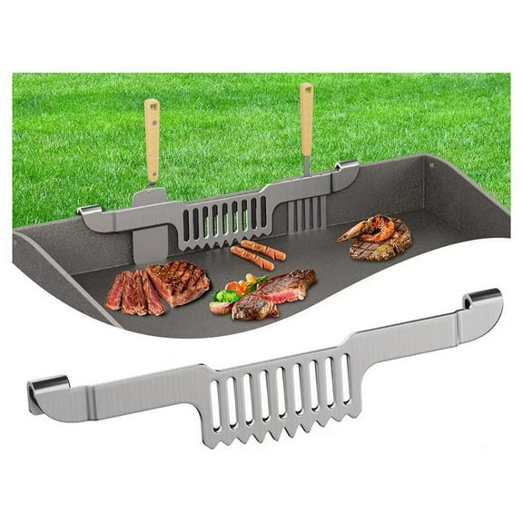 1X Griddle Spatula Holder,Stainless Steel Grill Barbecue Tool Hold Rack, , No Magnetic