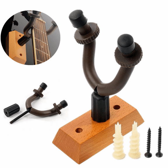 1X Guitar Wall Mount Hanger Hook Bracket Holder Stand Acoustic Bass Electric