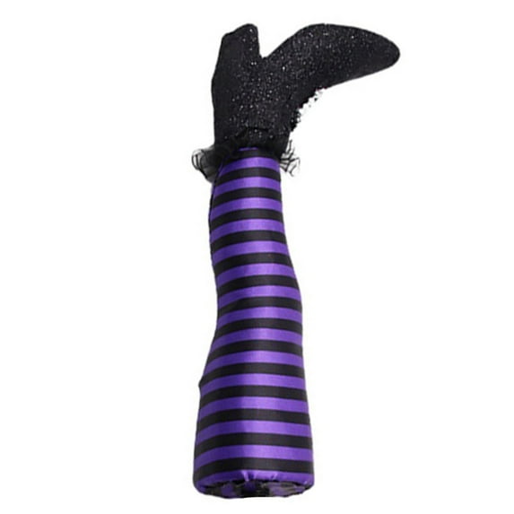 1X Halloween Wicked Witch Legs Yard Stakes Witch Legs Garden Stakes For Halloween Indoor Outdoor Decor