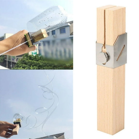 1X Handheld Bottle Cutter Outdoor Portable Smart Rope Cutting Tool For Diy Craft Hand Creative, Manual Cutting Mechanism With Durable Metal Blade For Bottles And