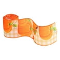 thumbnail image 1 of 1X Harvest Festival Diy Gift Wrapping Ribbon - Fall Autumn Wired Edge Ribbon Thanksgiving Wired Ribbon Pumpkin Maple Leaf Truck Wired Ribbon Wrapping Crafts Ribbon, 1 of 5
