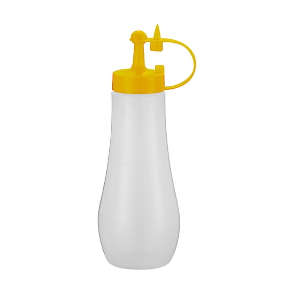 1X Kitchen Household Perforated Salad Bottle Ketchup Squeeze Bottle Home Kitchen Bottle Leakproof Squeezing Honey Seasoning Bottle Ketchup Pen Restaurant and Bar Home Kitchen