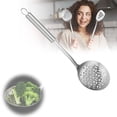 thumbnail image 1 of 1X Kitchen Utensils (Frying Spatula, Colander) Clearance! Stainless Spatula Kitchen Utensil Set for Home Use Including Frying Pans Spoons Thick Spatulas Spatulas and Spoons Cooking Utensils, 1 of 9