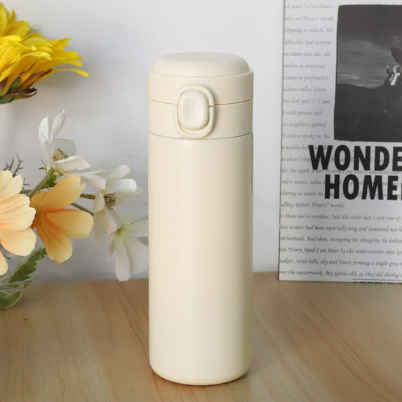 1X Large Capacity Stainless Steel Thermos Cup,Thermos Cup 420Ml E,15 Oz Insulated Water Bottle Leak Proof Metal Sports Water Bottle To Keep Drinks Hot Or Cold for Outdoor Sports Camping