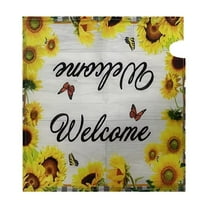 1X Mailbox Cover - Summer Sunflower Mailbox Covers Yellow Floral Summer Decorative Mailbox Covers Standard Mailbox Wraps Post Letter Box
