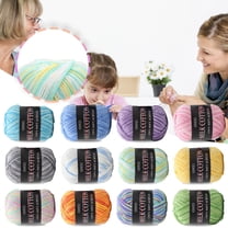 1X Milk Cotton Yarn 1Pc Chunky Colorful Hand Knitting Milk Cotton Knitting Crochet Blended Cotton A Diy Knitting Diy