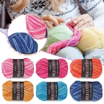 1X Milk Cotton Yarn 1Pc Chunky Colorful Hand Knitting Milk Cotton Knitting Crochet Blended Cotton A Diy Knitting Diy