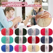1X Milk Cotton Yarn 1Pc Chunky Colorful Hand Knitting Milk Cotton Knitting Crochet Blended Cotton Diy Knitting Diy