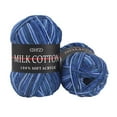 thumbnail image 1 of 1X Milk Cotton Yarn 1Pc Chunky Colorful Hand Knitting Milk Cotton Knitting Crochet Blended Cotton F Diy Knitting Diy, 1 of 2